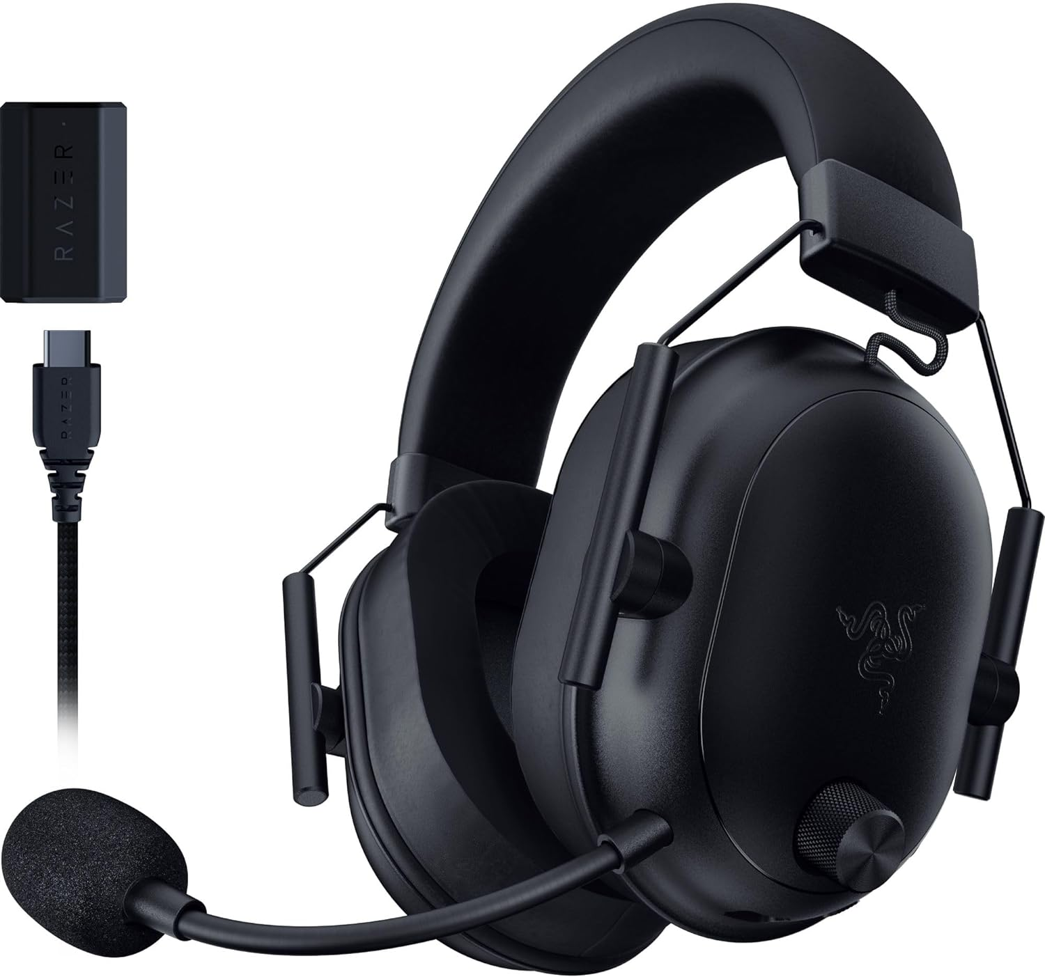 Razer BlackShark V2 HyperSpeed Wireless & BT & USB Lightweight THX Spatial Audio - Black Razer BlackShark V2 HyperSpeed Wireless & BT & USB Lightweight THX Spatial Audio - Black